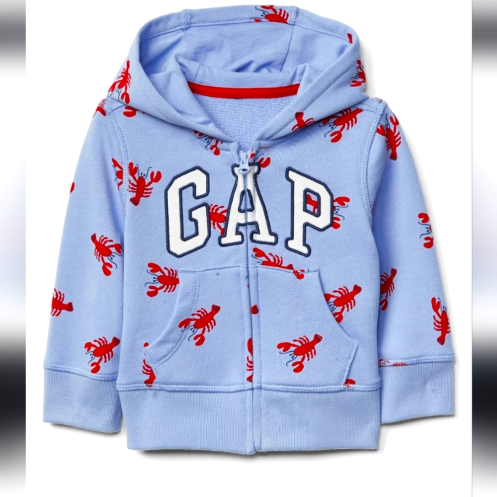 NWOT Gap kids lobster hoodie sz 0-3